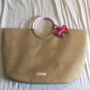 Juicy Couture straw bag